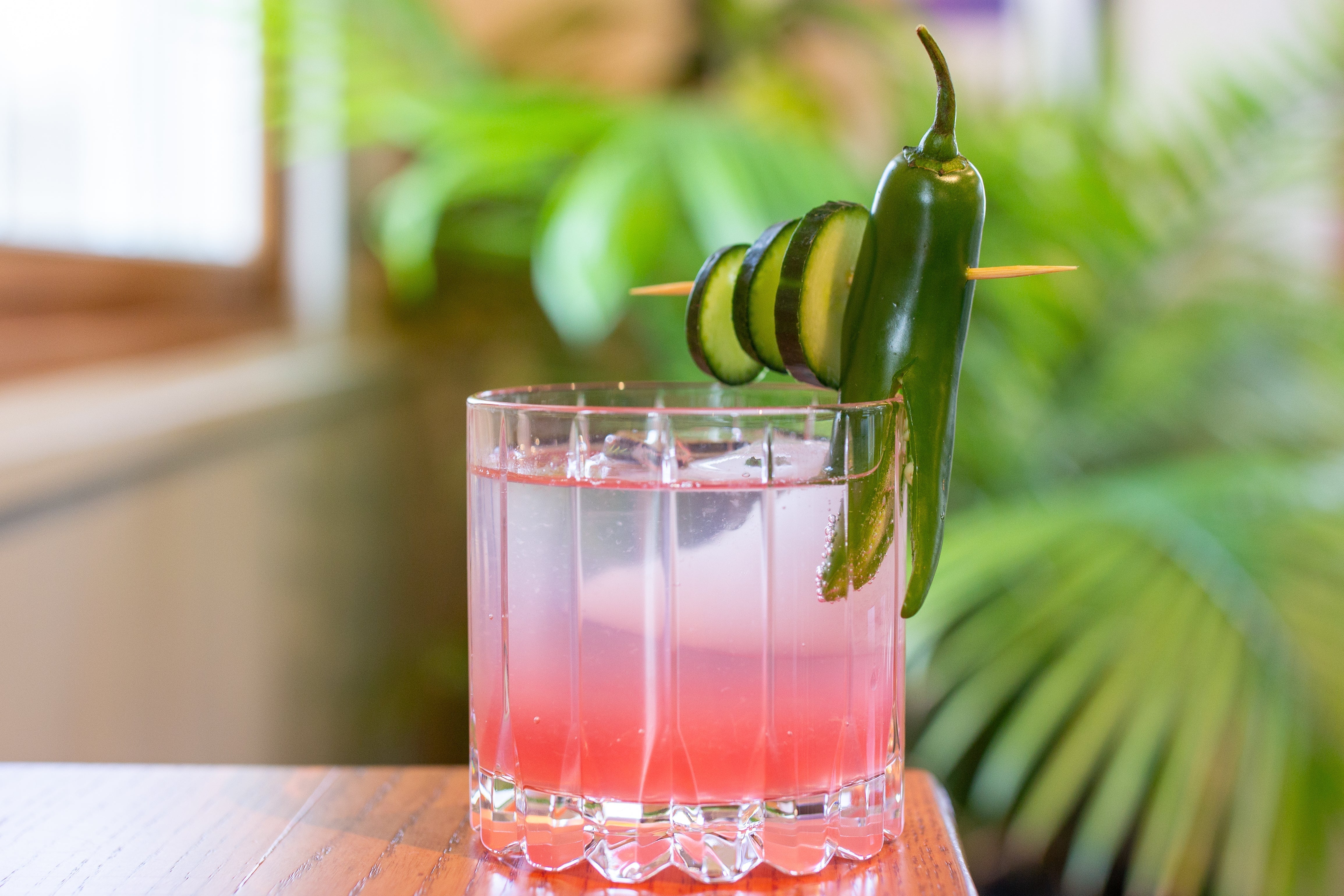 Raspberry Jalapeno Spritz (Mocktail)