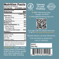 Strawberry Ginger Lime Syrup