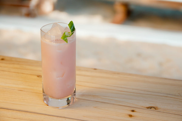 Silver Beach Blueberry Fizz - Single and Batch Recipes (Mocktail)