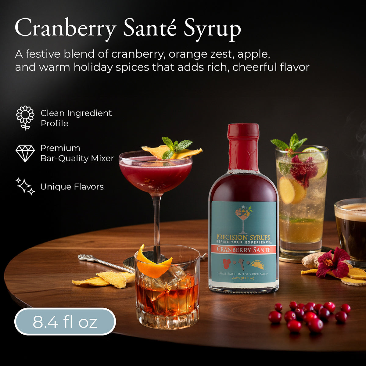 Cranberry Santé Syrup