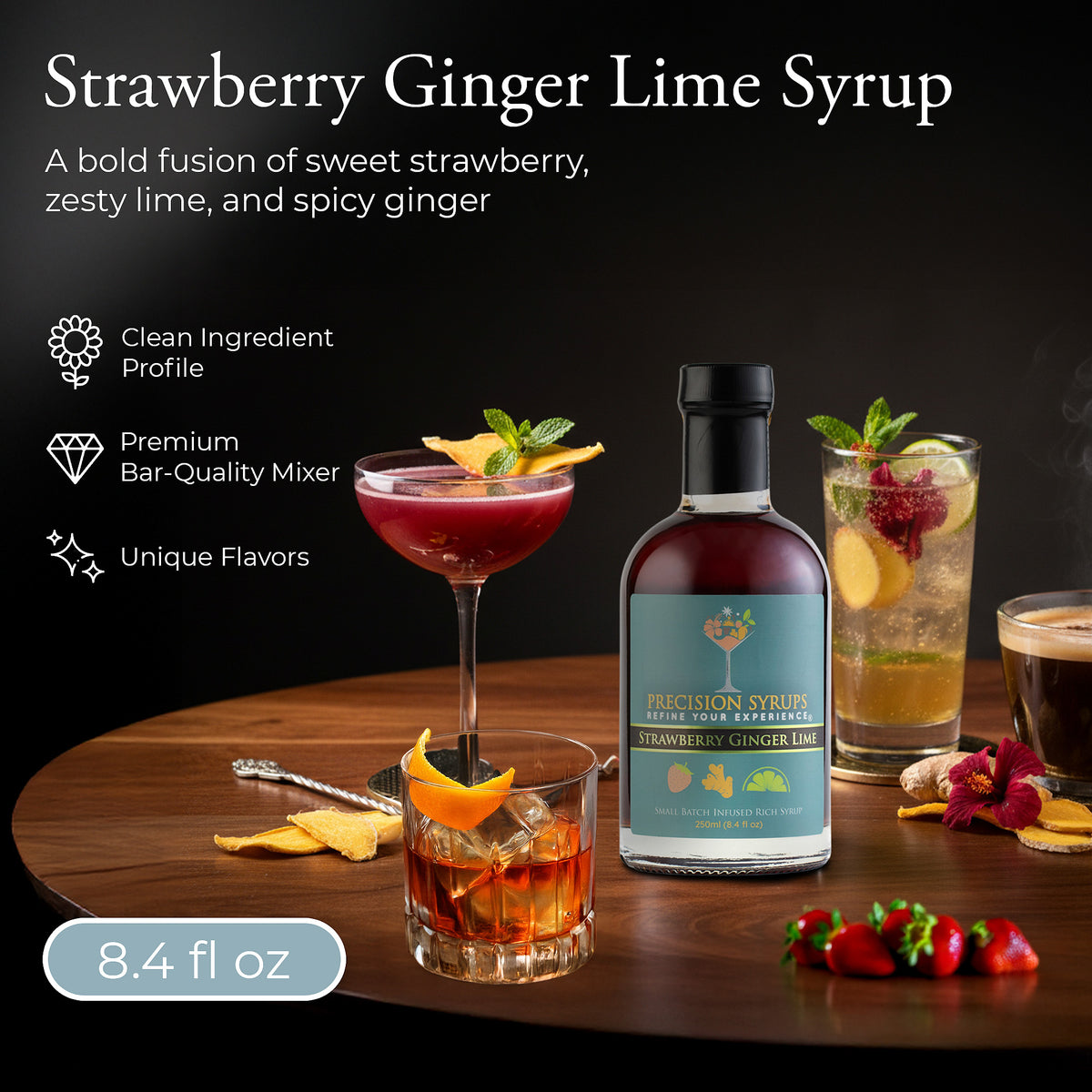 Strawberry Ginger Lime Syrup